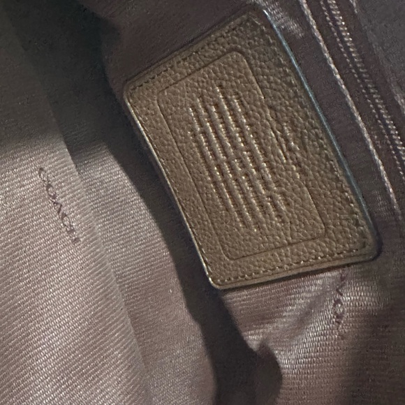 🐎💋 COACH EDIE 💋🐎 LEATHER SHOULDER BAG SADDLE BROWN TAN GOLD HARDWARE HOBO - Picture 10 of 15